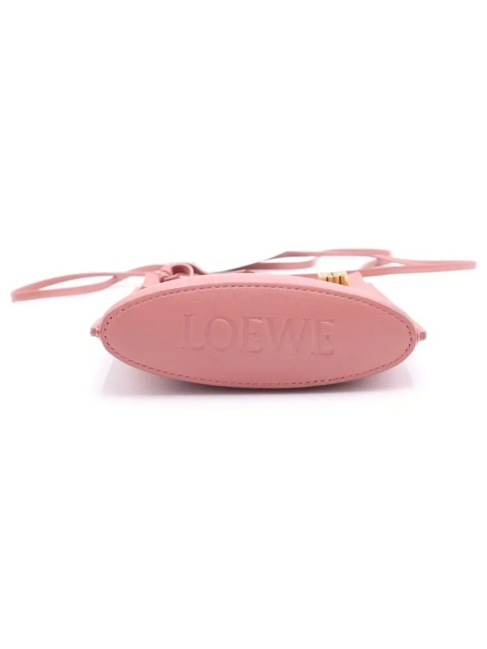 Loewe Dice Pocket Leather Shoulder Bag Pink - Picture 4 of 7